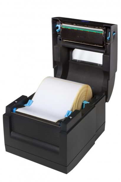 Citizen CL S300 Desktop Label Printer Open With Label Roll