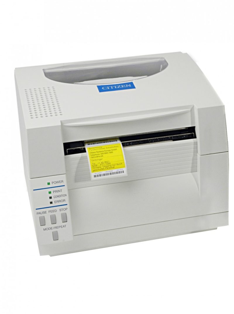 Citizen CLS521 desktop label printer, Direct thermal, Grey, UK+EN Plug