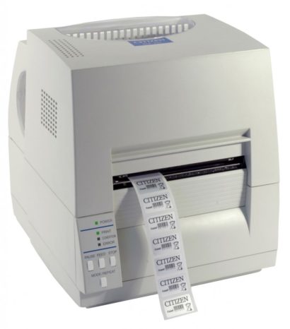Citizen CL S621 Desktop Label Printer With Label In White