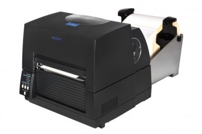 Citizen CL S6621 Desktop Label Printer With Paper Holder At Back