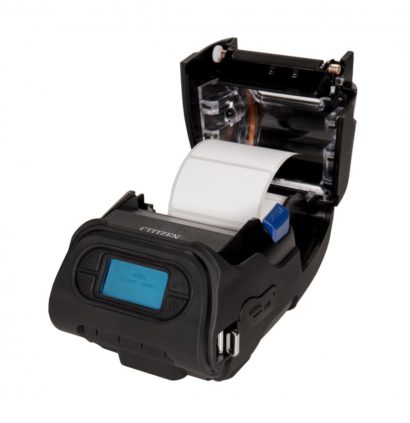 Citizen CMP 25L Portable Label Printer Open