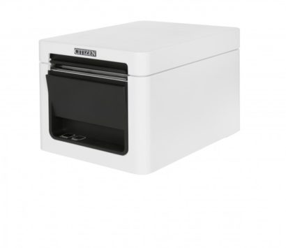 Citizen CT E651 Pos Receipt Printer Left Facing Closed White