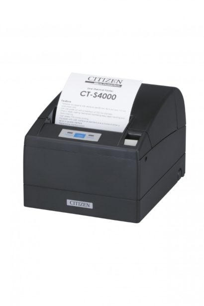 Citizen CT S4000 Receipt Printer Horizontal With Receipt Black