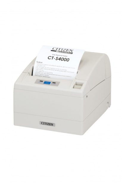 Citizen CT S4000 Receipt Printer Horizontal With Receipt White