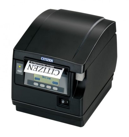 Citizen CT S851 Thermal Pos Printer Closed With Receipt Black Version