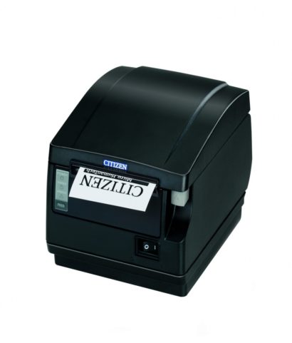 Citizen CT651II POS Printer Black With Label Facing Left