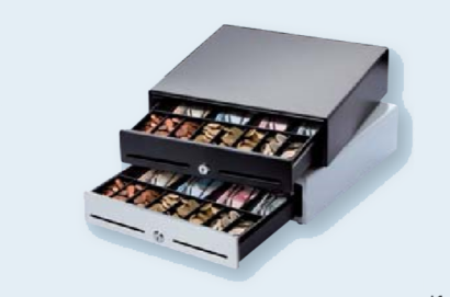 Metapace K2 Cash Drawer open facing left