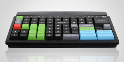 PrehKeyTech MCI84 pos keyboard Flat Facing Forward