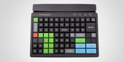 PrehKeyTech MCI84 pos keyboard Flat From Above