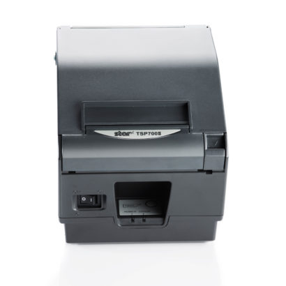 Star TSP700II Receipt Printer Front Facing black version