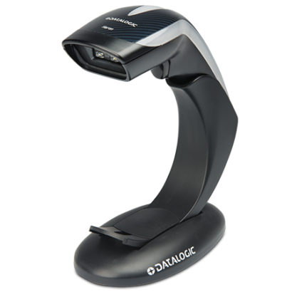 Heron HD3430 Corded Barcode Scanner Black Facing Left