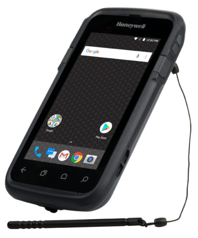 Honeywell Dolphin CT60 Mobile Computer Leeft Facing With Stylus