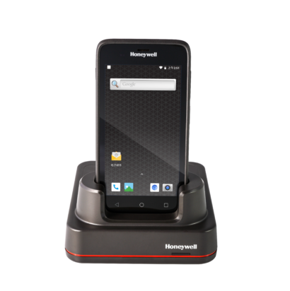 Honeywell ScanPal EDA51 Mobile Computer Front Facing In Cradle