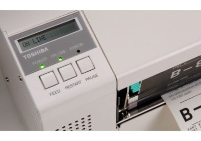 Toshiba TEC B 852 R Barcode Label Printer Display