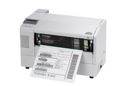 Toshiba TEC B 852 R Barcode Label Printer With Label