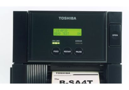 Toshiba Tec B SA4TM Industrial Printer Display