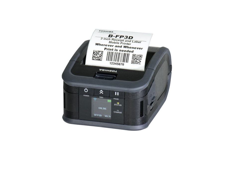 Toshiba TEC B-FP3D Portable Thermal Printer | Supplyline Auto