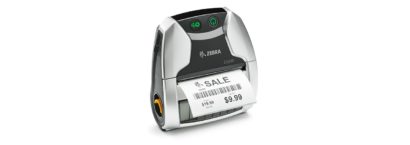 Zebra 320 Mobile Receipt Printer Right Facing indoor version