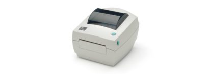Zebra GC420d Direct Thermal Desktop Label Printer Facing Right