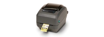 Zebra GK420t Compact Thermal Transfer Desktop Label Printer Black With Label with receipt