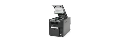 Zebra ZCL10 id card printer Black Open