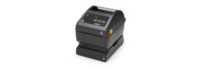 Zebra ZD420 Thermal Transfer Desktop Printer Black Right Facing