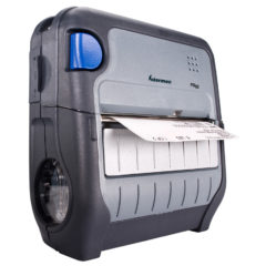 Honeywell PB50 Portable Printer right facing with paper large version