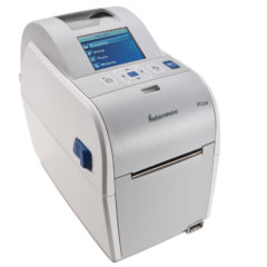 Honeywell PC23D Desktop Label Printer right facing