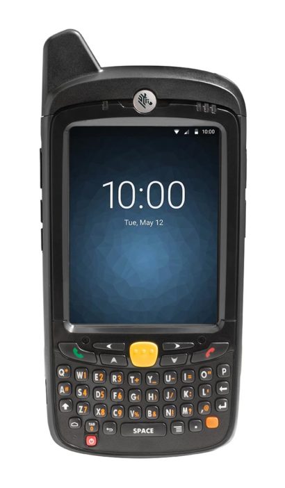 Zebra MC67 Rugged Mobile Computer time screen