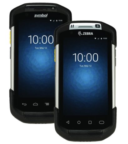 Zebra TC70 / TC70X Rugged Android PDA Front Facing