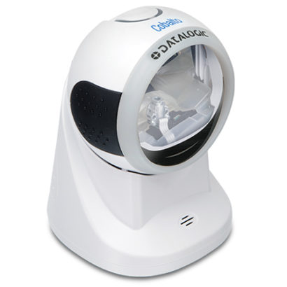 Datalogic Cobalto™ CO5300 Omnidirectional Presentation Laser Scanner white right facing