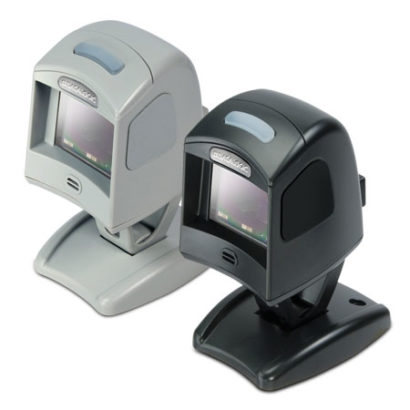 Datalogic Magellan™ 1100i Omnidirectional Bar Code Scanner black and white facing left