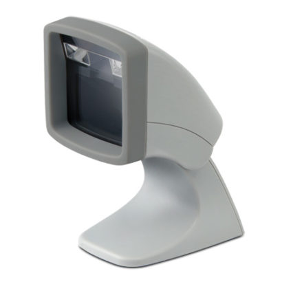 Datalogic Magellan™ 800i On Counter Presentation Omnidirectional Bar Code Scanner white left facing