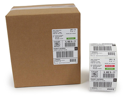 Packaging and product label landing page