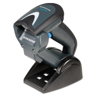 Datalogic Gryphon I GM4400 2D Area Imager Barcode Scanner black left facing