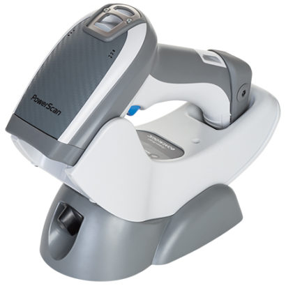 Datalogic PowerScan PD9500 Retail Area Barcode Scanner White In Cradle