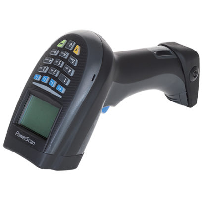 PowerScan PM9500 Barcode Scanner Black Facing Left