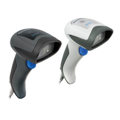 QuickScan™ I QD2400 Barcode Scanner Black And White Right Facing