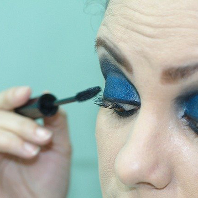 Cosmetics Applying Eyeliner