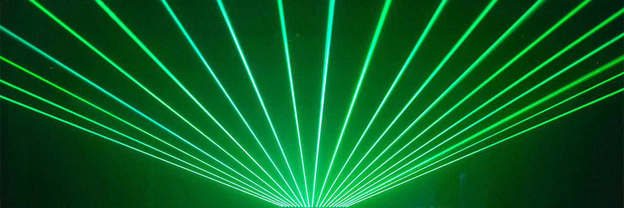 Laser banner