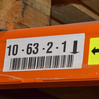 shelf stack warehouse labels