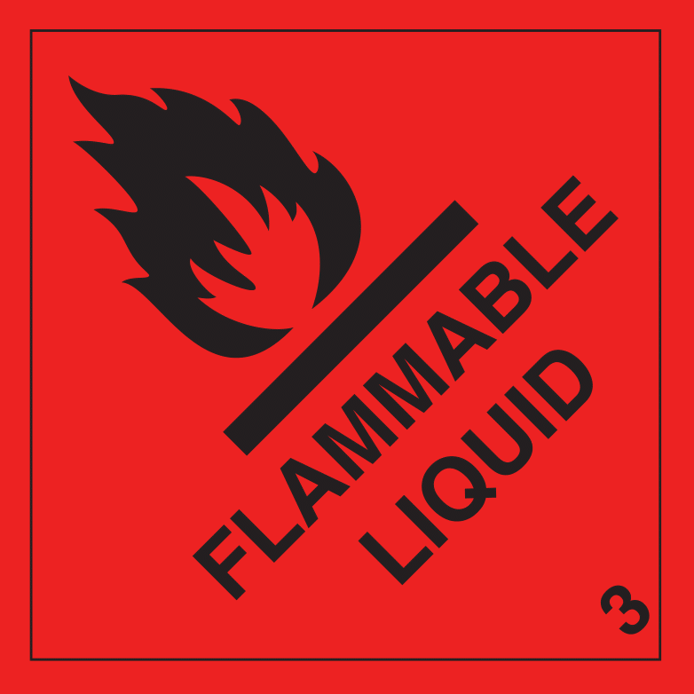 118630 Flammable Liquid 100 X 101mm V1