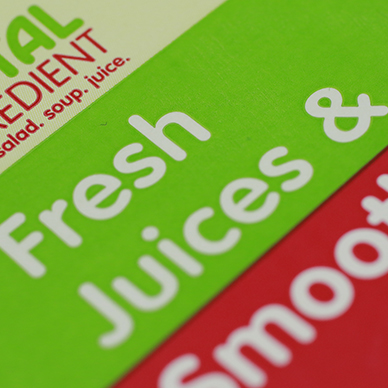beverage Fresh Juice Label