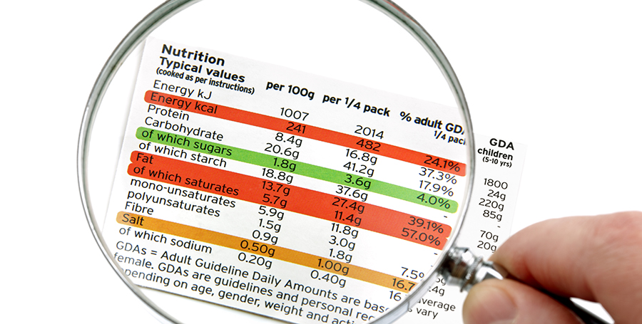 Nutritional Values Food for hospitality