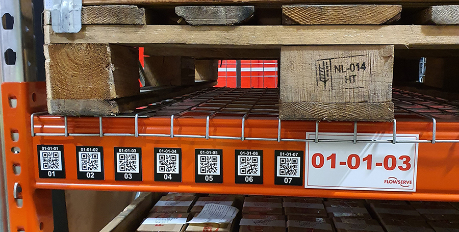 Magnetic Racking Labels Full Width