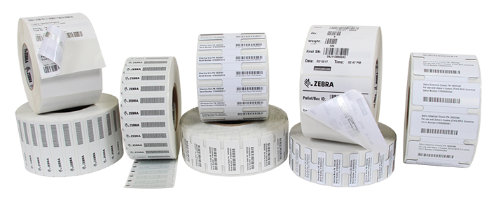 Buy Zebra Label roll 102 x 102 mm Direct thermal transfer paper White 8400  pc(s) Permanent 800264-405 All-purpose labels