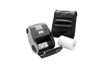 TSC Alpha 3R mobile receipt printer open with case