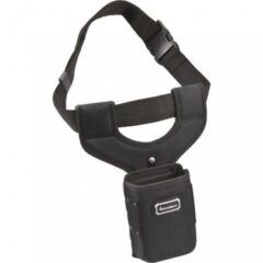 Honeywell CN50 holster 815-089-001, black protective carrying case with adjustable strap designed to securely hold and carry the Honeywell CN50 device for convenient and hands-free use.