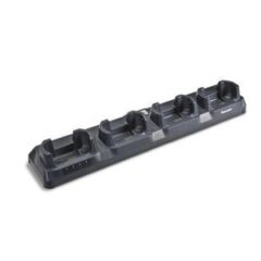 Honeywell CN51 four charge multi dock 871-032-102, black multi-slot charging cradle designed to simultaneously charge and hold four Honeywell CN51 devices for efficient management.