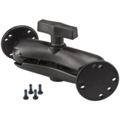 Honeywell vehicle holder mounting kit 805-611-001, black adjustable mount with circular base and adjustable arm designed to securely hold Honeywell devices in vehicles for reliable on-the-go use.